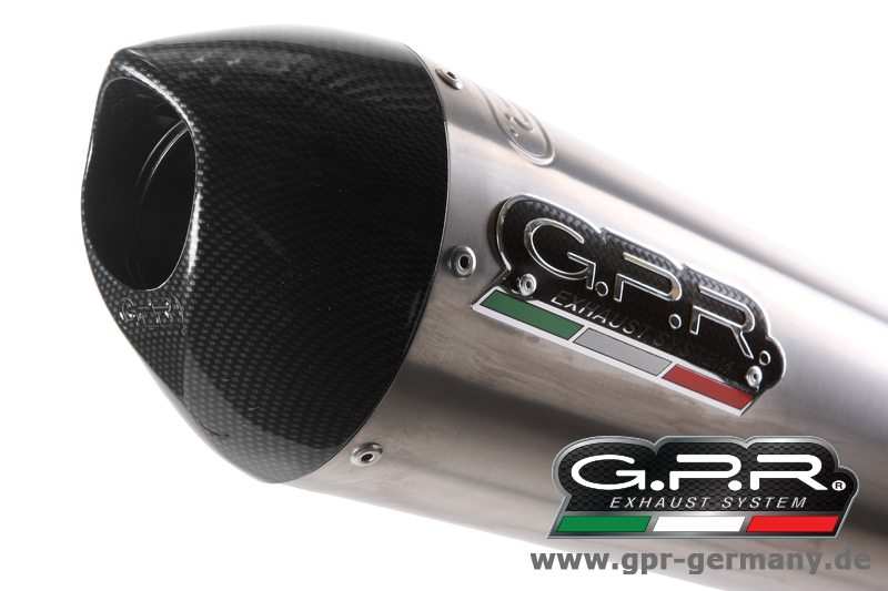 GPR GP Evolution Titan Yamaha YZF 125 R I.E. 2014-15 Slip On Endschalldämpfer Auspuff mit Kat